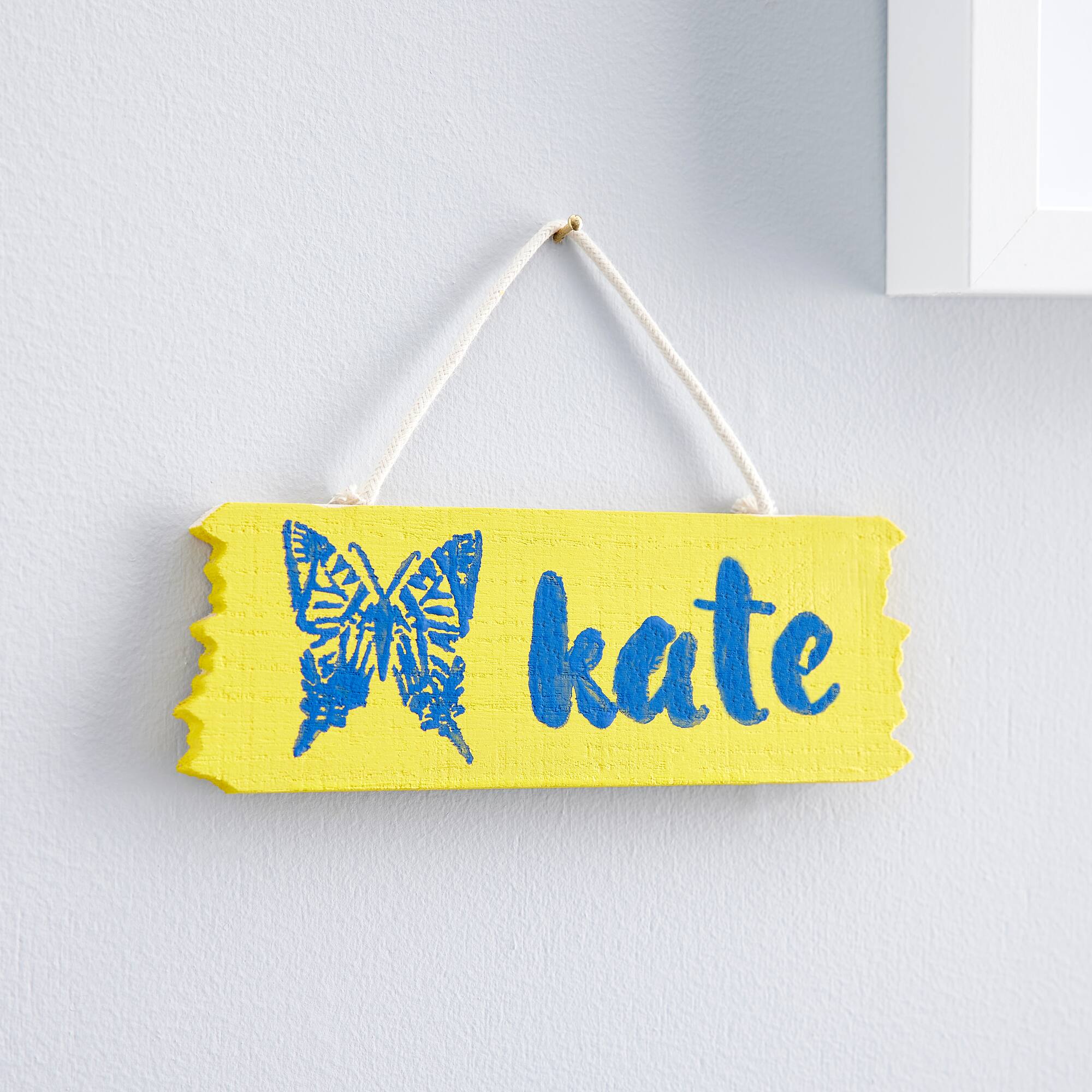 6" Jagged Edge Wood Plaque by Make Market®